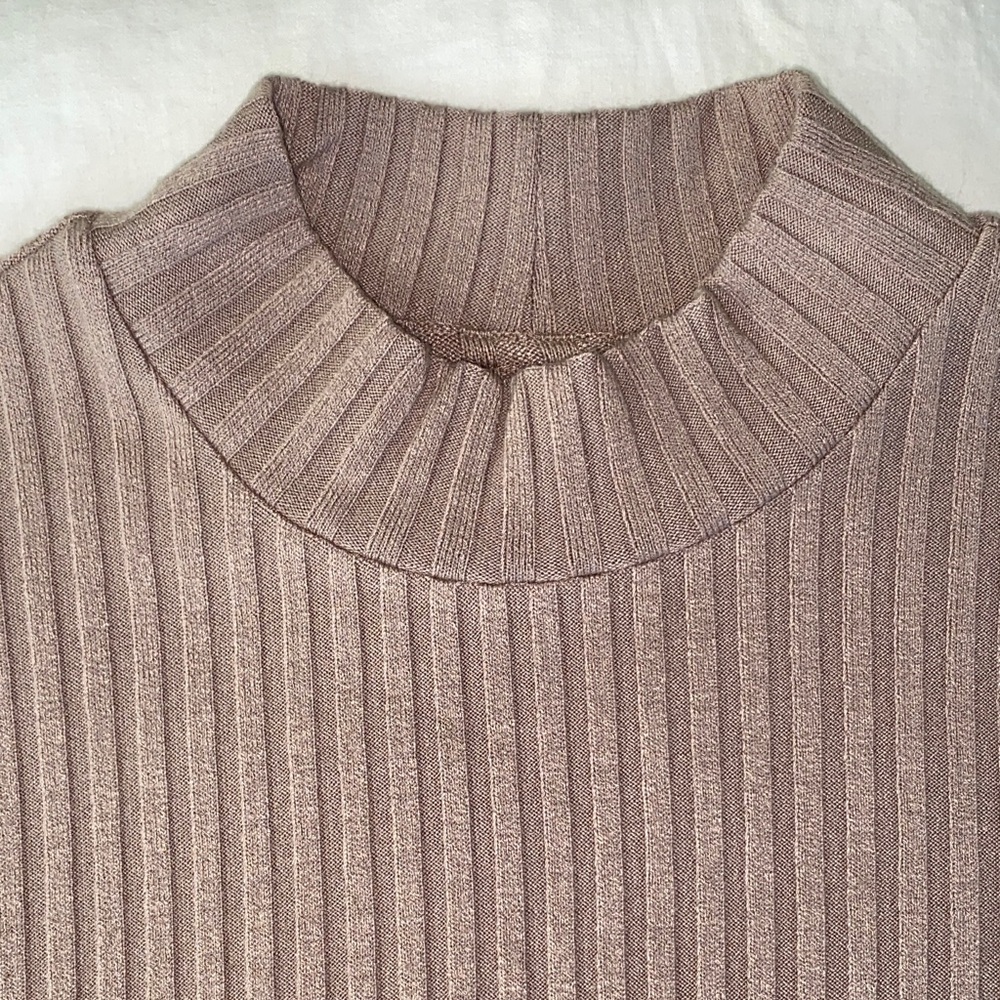Liverpool Ribbed Long Sleeve Sweater,SM - Picture 4 of 8